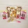 Valentijn mini hart layer red velvet cake pakket met roosjes bij cake, bake & love 3