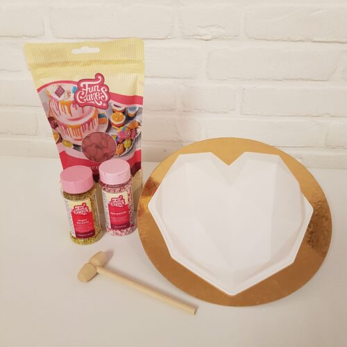 Valentijn geo heart xl pakket bij cake, bake & love 5