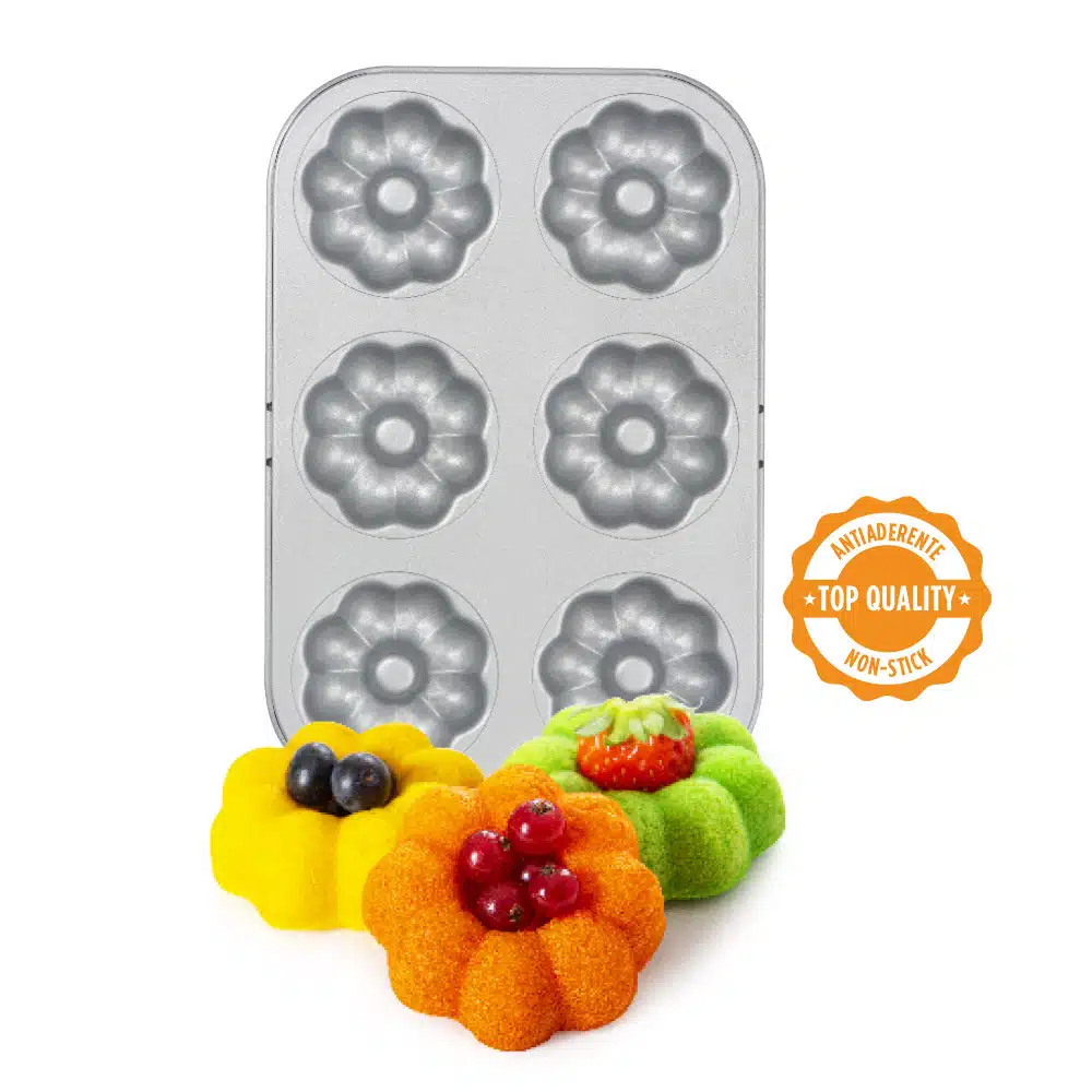Decora flower donut & cake pan bij cake, bake & love 7 Decora flower donut & cake pan - afbeelding 3