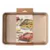 Decora gold line non-stick bakvorm 34,7 x 24,5 x 5,5 cm bij cake, bake & love 2 Decora gold line non-stick bakvorm 34,7 x 24,5 x 5,5 cm bij cake, bake & love 1