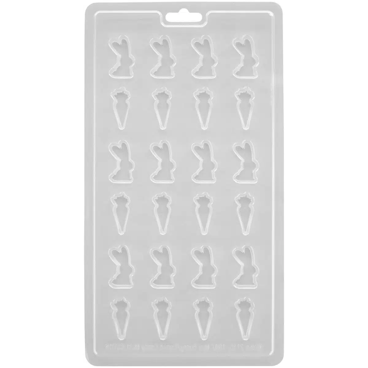 Wilton candy mold mini bunny & carrot bij cake, bake & love 6 Wilton candy mold mini bunny & carrot - afbeelding 2