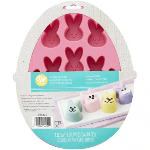 Wilton silicone petite treat mold -bunny-