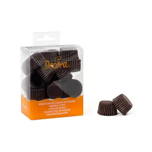Decora bonbon cups bruin pk/200