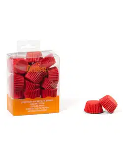 Decora Bonbon cups rood pk/200
