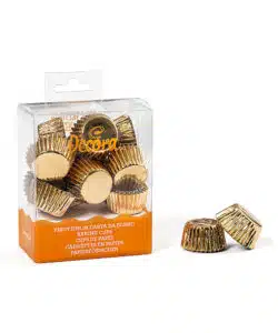 Decora Bonbon cups goud pk/180