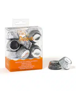 Decora Bonbon cups zilver pk/180