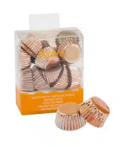 Decora Bonbon cups rose goud pk/180