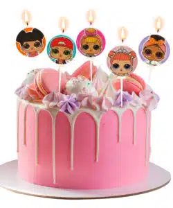 Lol surprise kaarsjes 5 stuks bij cake, bake & love 13