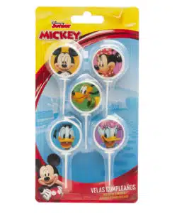 Alternative view of Mickey & Friends Mix Kaarsjes 5 stuks