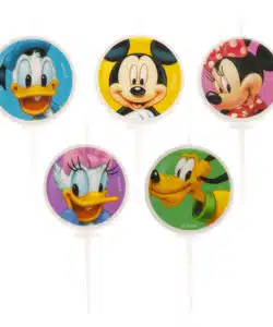 Mickey & Friends Mix Kaarsjes 5 stuks