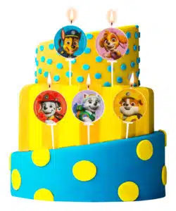 Paw patrol kaarsjes 5 stuks bij cake, bake & love 13