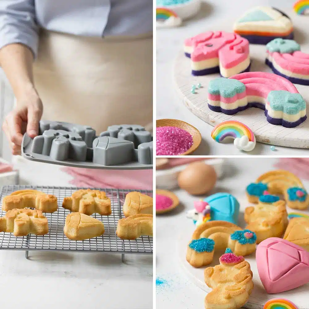 Decora siliconen mal magic unicorn bij cake, bake & love 6 Decora siliconen mal magic unicorn - afbeelding 2