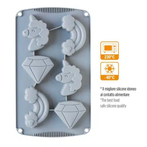 Decora siliconen mal magic unicorn - afbeelding 3