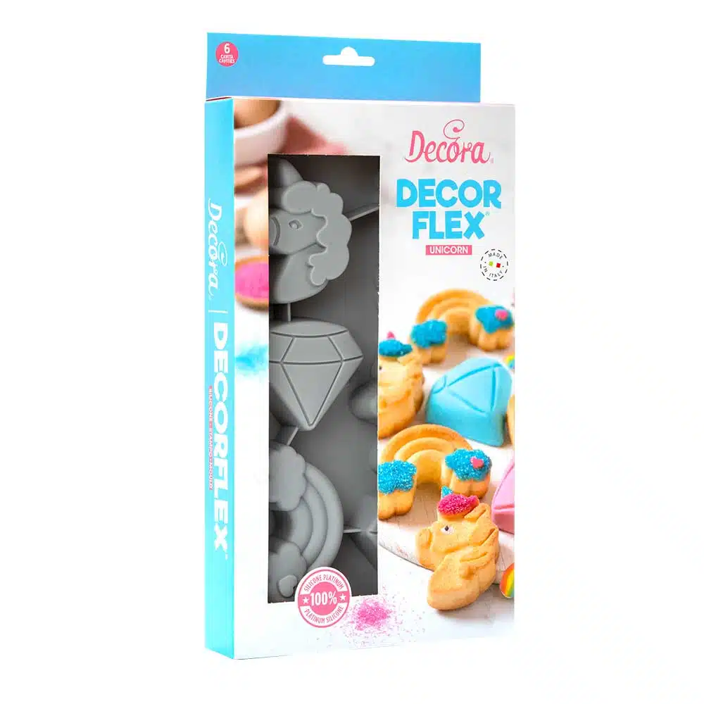 Decora siliconen mal magic unicorn bij cake, bake & love 5 Decora siliconen mal magic unicorn
