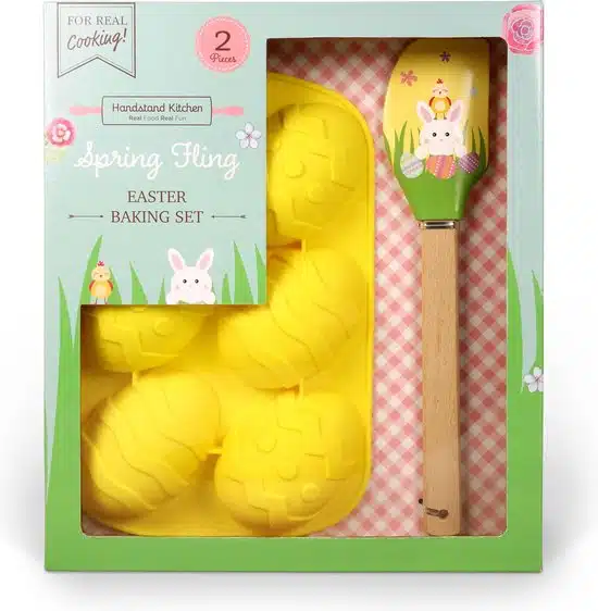 Paas cake vormpjes + spatel bij cake, bake & love 6 Paas cake vormpjes + spatel - afbeelding 2