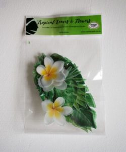 Crystal candy edible decorations - tropical leaves & flowers bij cake, bake & love 15