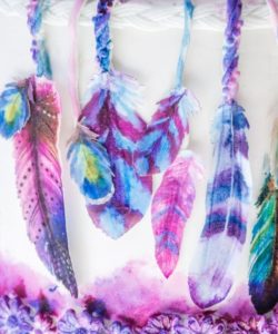 Crystal candy edible decorations - colour blaze feathers bij cake, bake & love 17