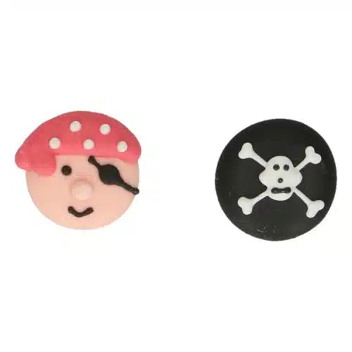 Funcakes suikerdecoratie piraten set/12 - afbeelding 2