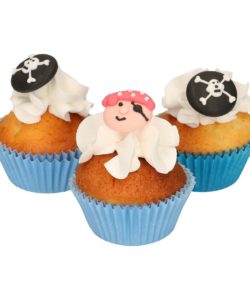 Funcakes suikerdecoratie piraten set/12 bij cake, bake & love 10