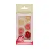 Funcakes marsepein decoratie hartjes klein assorti set/30 bij cake, bake & love 1