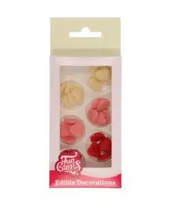 FunCakes Marsepein Decoratie Hartjes Klein Assorti Set/30