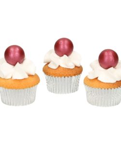 Funcakes pearl choco balls ruby set/8 bij cake, bake & love 7