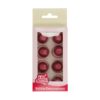 Funcakes pearl choco balls ruby set/8 bij cake, bake & love 3