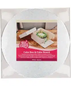 FunCakes Taartdoos & Rond Cake Board (3mm) 25x25x15 cm