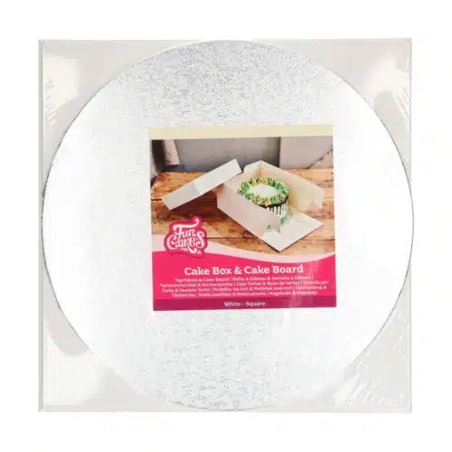 Funcakes taartdoos & rond cake board (3mm) 30x30x15 cm