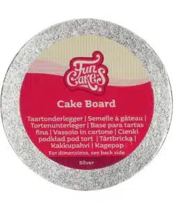 FunCakes Cake Board Rond Ø10 cm - Zilver