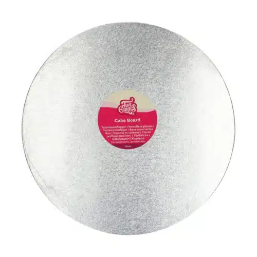 Funcakes cake board rond ø35 cm - zilver