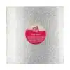 Funcakes cake board vierkant 25 x 25 cm - zilver bij cake, bake & love 1