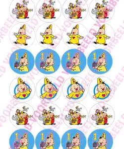 Eetbare Cupcakeprint Bumba 4 - 24 cupcake rondjes