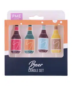 PME Candles Beer Bottles set of 4