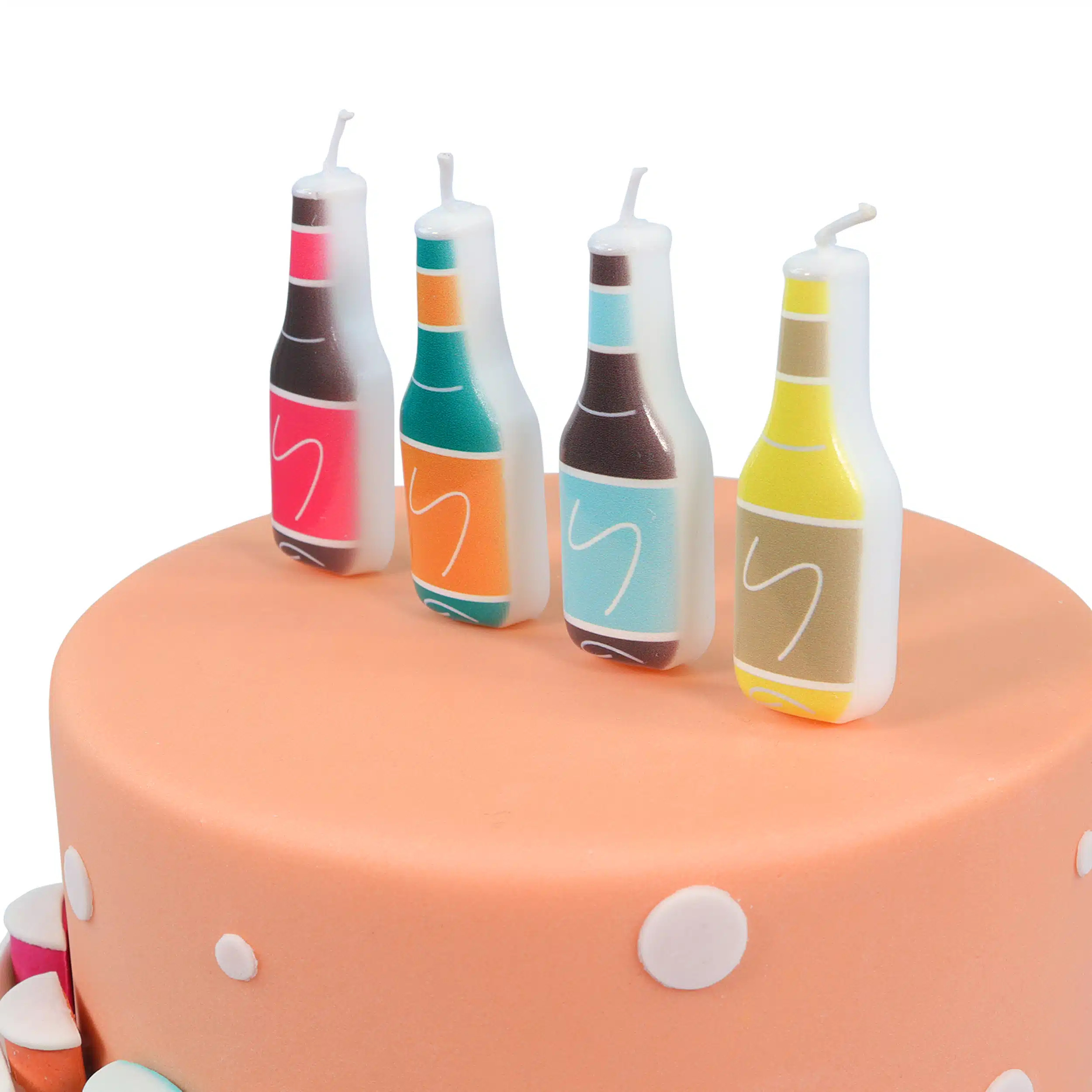 Pme candles beer bottles set of 4 bij cake, bake & love 6 Pme candles beer bottles set of 4 - afbeelding 2
