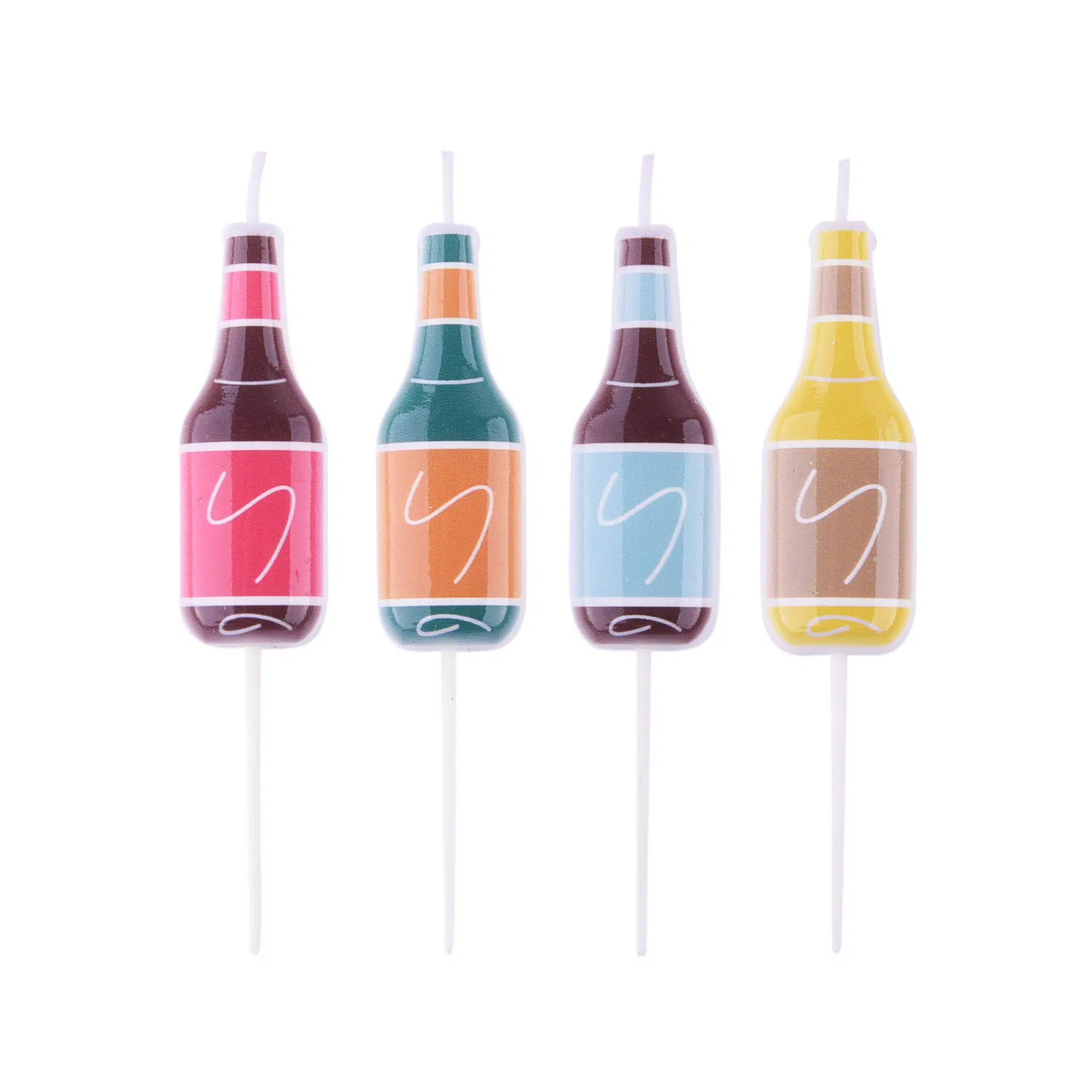 Pme candles beer bottles set of 4 bij cake, bake & love 7 Pme candles beer bottles set of 4 - afbeelding 3