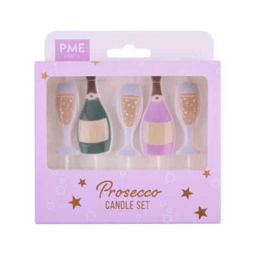 Pme candles prosecco set of 5 bij cake, bake & love 5