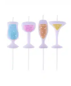 Pme candles cocktails set of 4 bij cake, bake & love 13