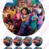 Eetbare taartprint encanto 1 - 18 cm rond rond + 8 cupcake rondjes bij cake, bake & love 3