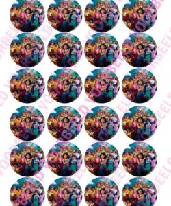 Eetbare Cupcakeprint Encanto 1 - 24 cupcake rondjes