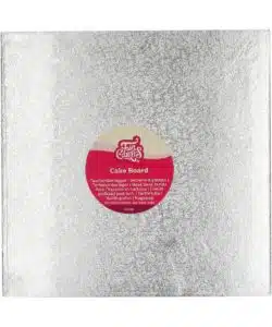 FunCakes Cake Board Vierkant 35,6 x 35,6 cm - Zilver