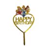 Caketopper happy birthday prinsessen hart bij cake, bake & love 1