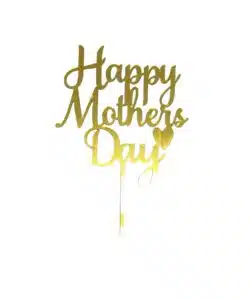 Caketopper Happy Mothersday sierlijk