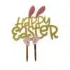 Caketopper happy easter goud bij cake, bake & love 3