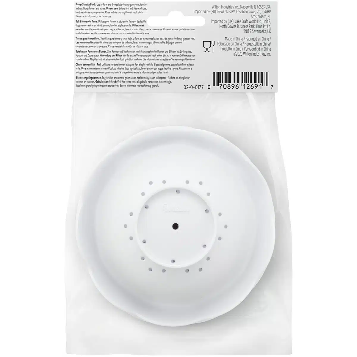 Wilton flower shaping bowls set/6 bij cake, bake & love 6 Wilton flower shaping bowls set/6 - afbeelding 2