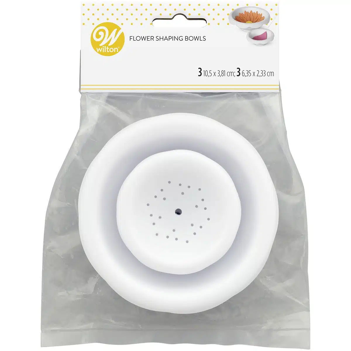 Wilton flower shaping bowls set/6 bij cake, bake & love 5 Wilton flower shaping bowls set/6