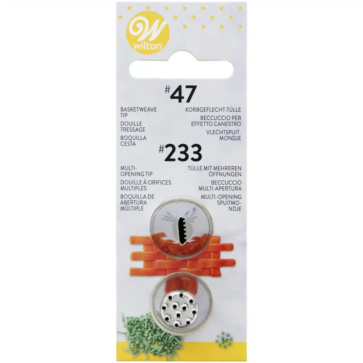 Wilton decorating tip set #047, #233 bij cake, bake & love 5 Wilton decorating tip set #047, #233