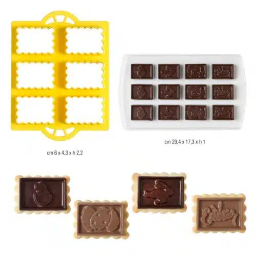 Decora pasen koekjesuitsteker + chocolade mal - afbeelding 3