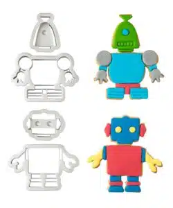 Koekjesuitsteker set robots bij cake, bake & love 10