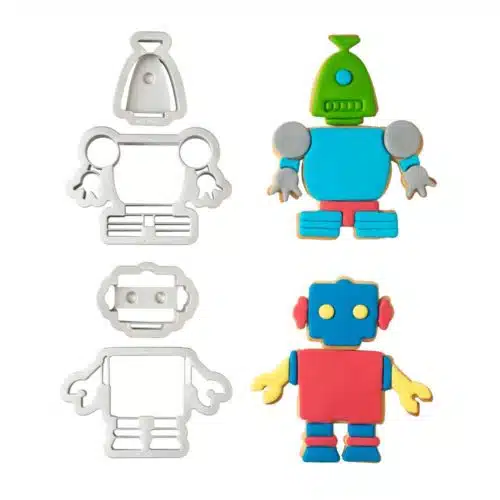 Koekjesuitsteker set robots - afbeelding 3
